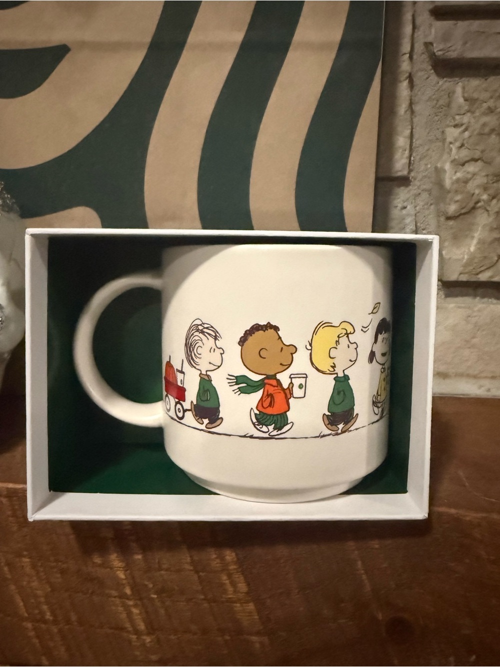 Peanuts Starbucks Snoopy Cup  Character Ceramic Coffee Mug